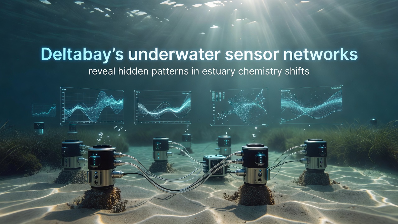 Deltabay's Underwater Sensor Networks Reveal Hidden Patterns in Estuary Chemistry Shifts